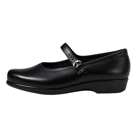SAS Womens Maria Comfort Mary Jane Shoes US 8 Narrow EU 38.5 Black Leather NWOB - Picture 2 of 12
